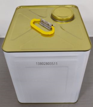 防摔金属桶, 耐压铁皮桶, 内涂防腐桶  侧面图
