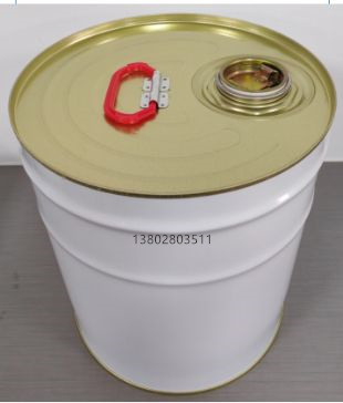 润滑油包装桶, 溶剂专用铁桶, 铁桶生产厂家  侧面图