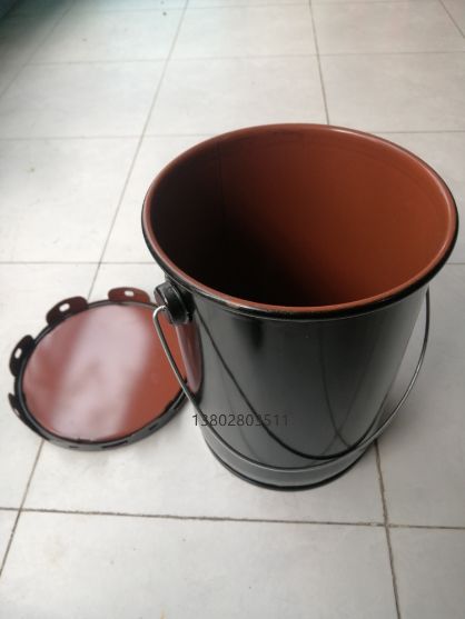 厂家直供6L带胶塞圈马口铁包装桶 工业级密封桶可叠放化工涂料桶